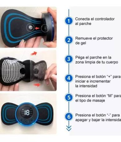 Mini Masajeador Eléctrico – Relajación y Alivio Muscular
